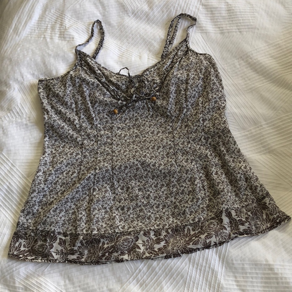 Sandwich Tank Top Blouse